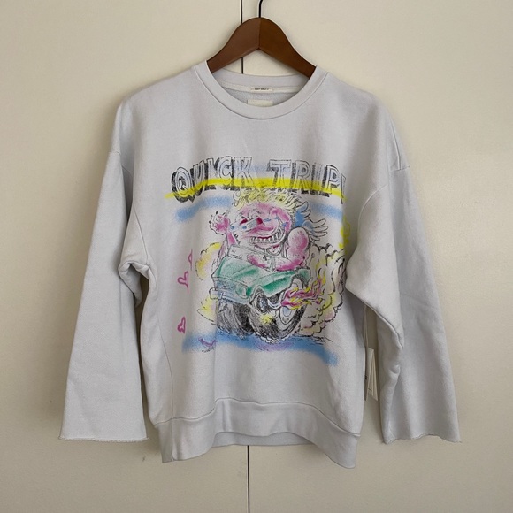 MOTHER The Drop Square Sweatshirt - Picture 2 of 5